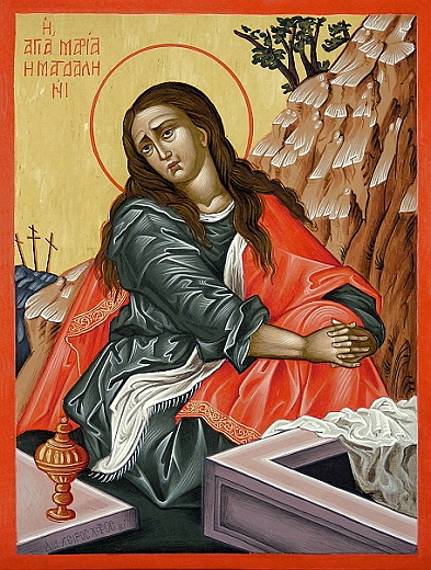 Maria Magdalena am Grab